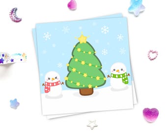 Winter Wonderland Christmas Holiday Memo Pad
