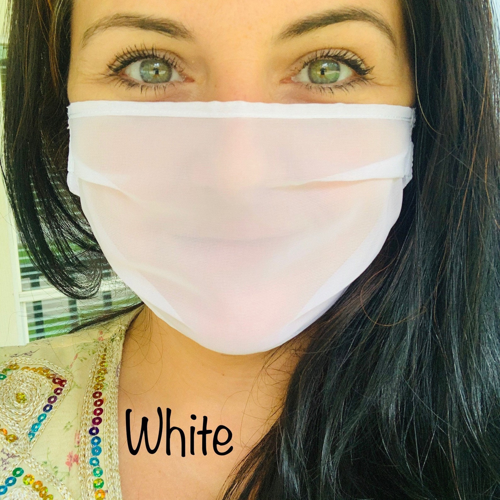 Best Chiffon Breathable Face Mask Etsy