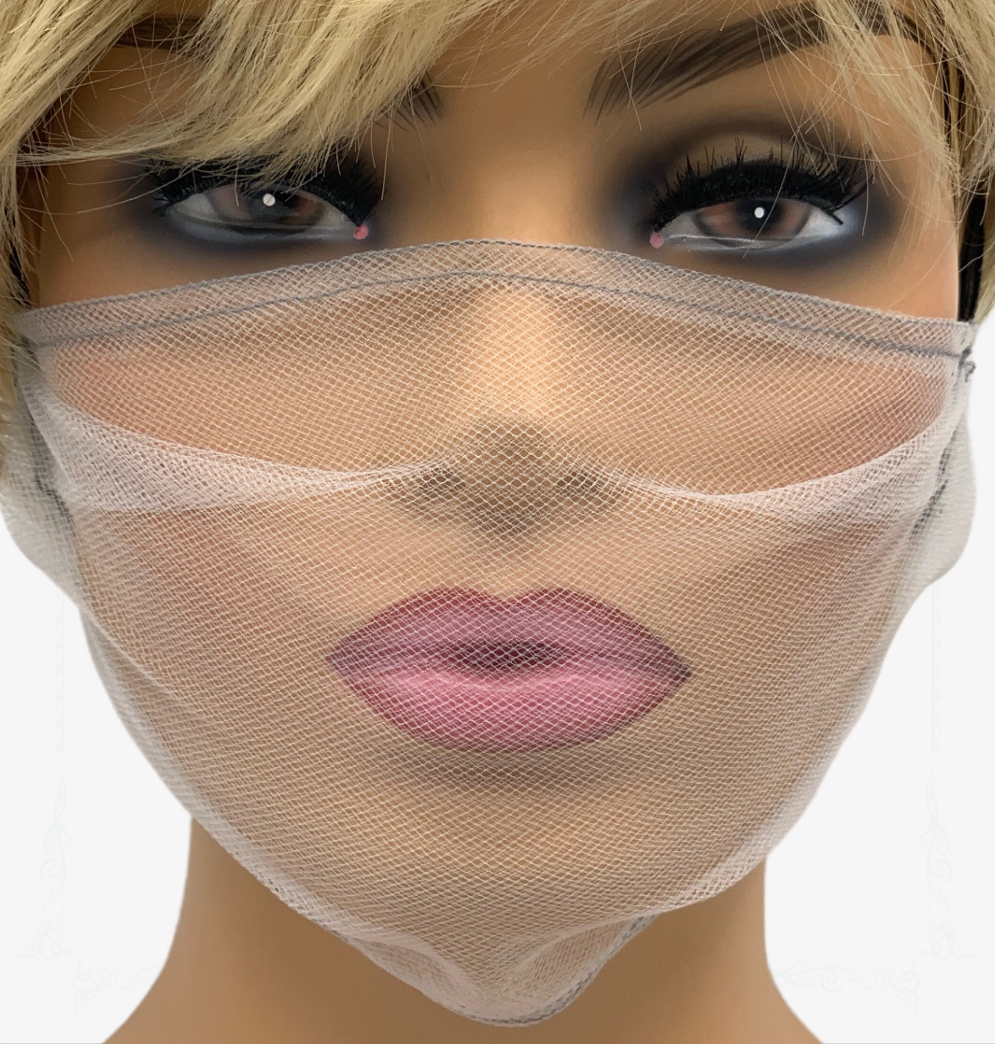Gray Mesh Mask Best Breathable Mask Netted Mask Etsy
