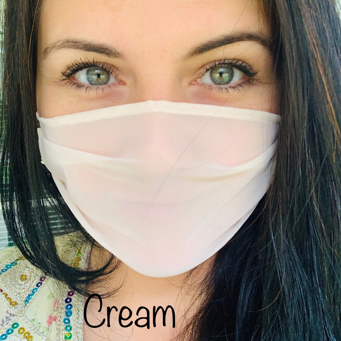 Best Chiffon Breathable Face Mask Etsy