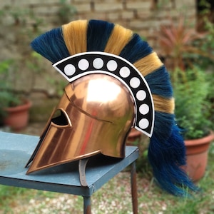 Corinthian Helmet - Corinthian Armour helmet - 18 Gauge Corinthian Helmet - Medieval Antique Finish Corinthian Armour Battle Helmet