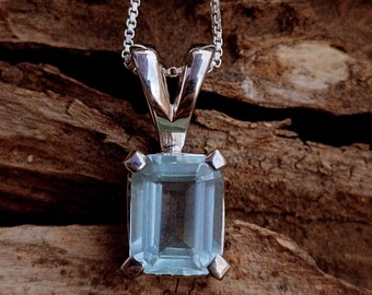 Emerald Cut Aquamarine Etsy