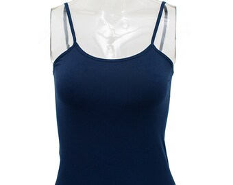 navy spaghetti strap top