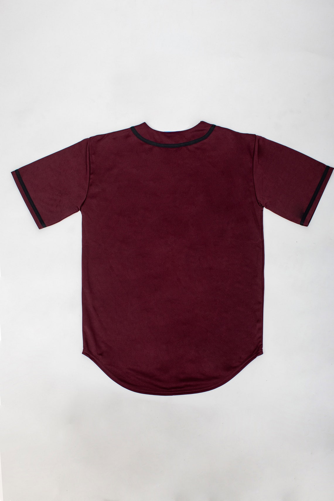 burgundy baseball jersey