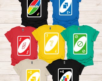 Family Halloween Card Game Shirts, Matching Card Game Family Tshirts, Game Costume Halloween Group Shirts