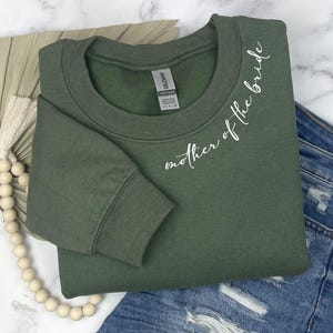 Mother of the Bride Sweatshirt, Matching Family of the Bride Hoodie, Bachelorette Sweater For Mom, Bridal Party,Wedding Gifts for Mama,Groom