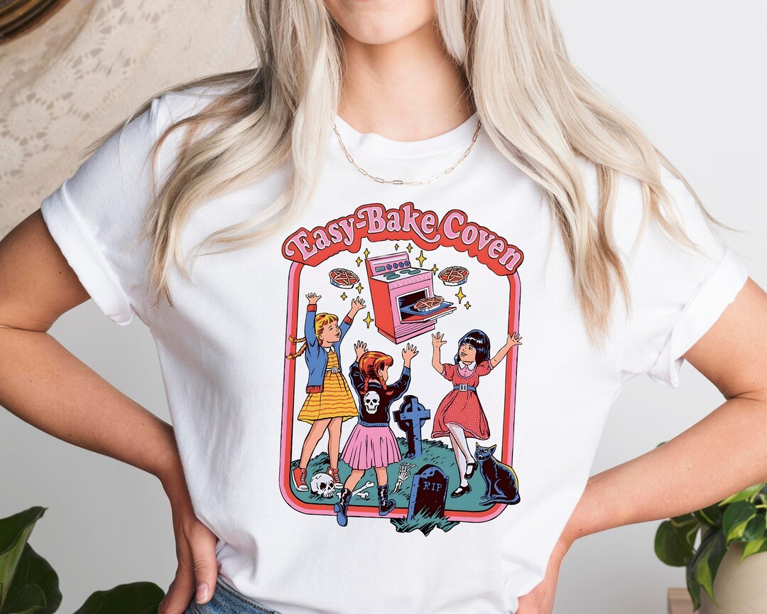 Easy Bake Coven Shirt, Retro Halloween Shirt, Witchy Halloween Tshirt, Vintage Halloween
