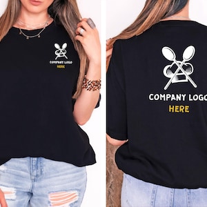 Custom Logo T-Shirt, Business Logo Shirt, Personalized Tshirt With Company Logo,Custom Text Shirt,Qr Code Shirt, Team Logo Tee,Custom Photo