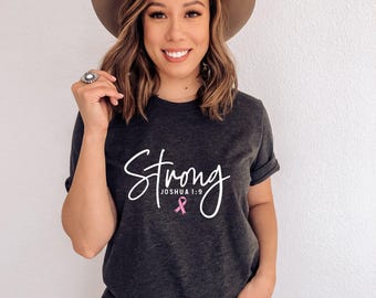Breast Cancer Shirt, Survivor Tee Shirt, Breast Cancer Shirt, Christian Apparel Breast Cancer, In October We Wear Pink Shirt, Power Girl