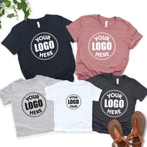 a group of t - shirts that say your logo here
