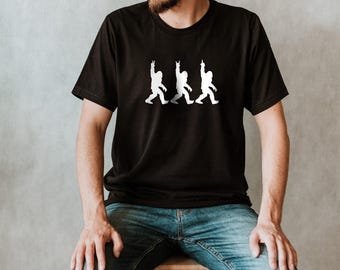 Bigfoot Middle Finger Shirt, Sasquatch Shirt, Funny Bigfoot Shirt, Big foot Funny Shirt Men, Bigfoot Middle Finger Funny Tshirt,Bigfoot tees
