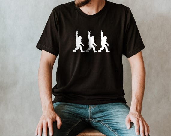 Bigfoot Middle Finger Shirt, Sasquatch Shirt, Funny Bigfoot Shirt, Big foot Funny Shirt Men, Bigfoot Middle Finger Funny Tshirt,Bigfoot tees