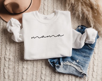 Mama Sweatshirt, Minimalist Mama Crewneck, Mothers Day Gifts, Mom Sweatshirt, Mother Sweatshirt, Gifts for Mom, Mama Hoodie