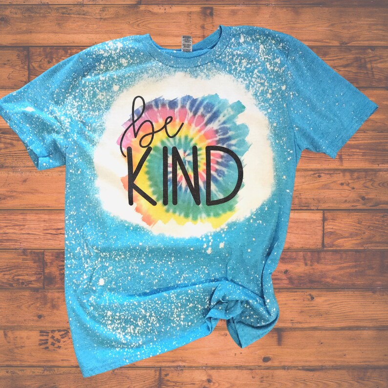 Be Kind | Bleached Tshirt | Kindness | Tie Dye | Bleached Tee | Be Kind Shirt | Bleached 