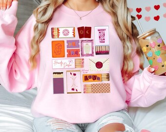 Matchbox | Lucky You | Howdy Darlin | Trendy | Valentine | Pink | Sweatshirt