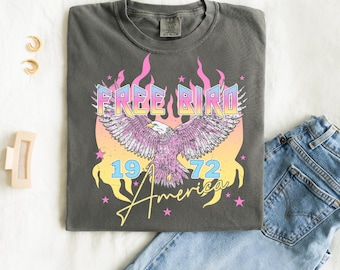Freebird | America | Free Bird | Rock N Roll | trendy Graphic Tee | Comfort Colors Graphic Tee