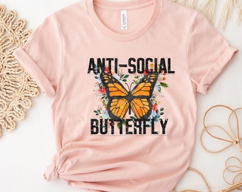 Anti Social Butterfly | Graphic Tee