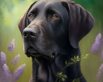 Schnauzer Cute, Painting, PNG, and JPG - Etsy