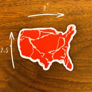 US Steak Sticker-3”