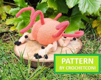 Intellekt Verschlinger Häkelanleitung. PDF Plushie Amigurumi Anleitung in englischer Sprache