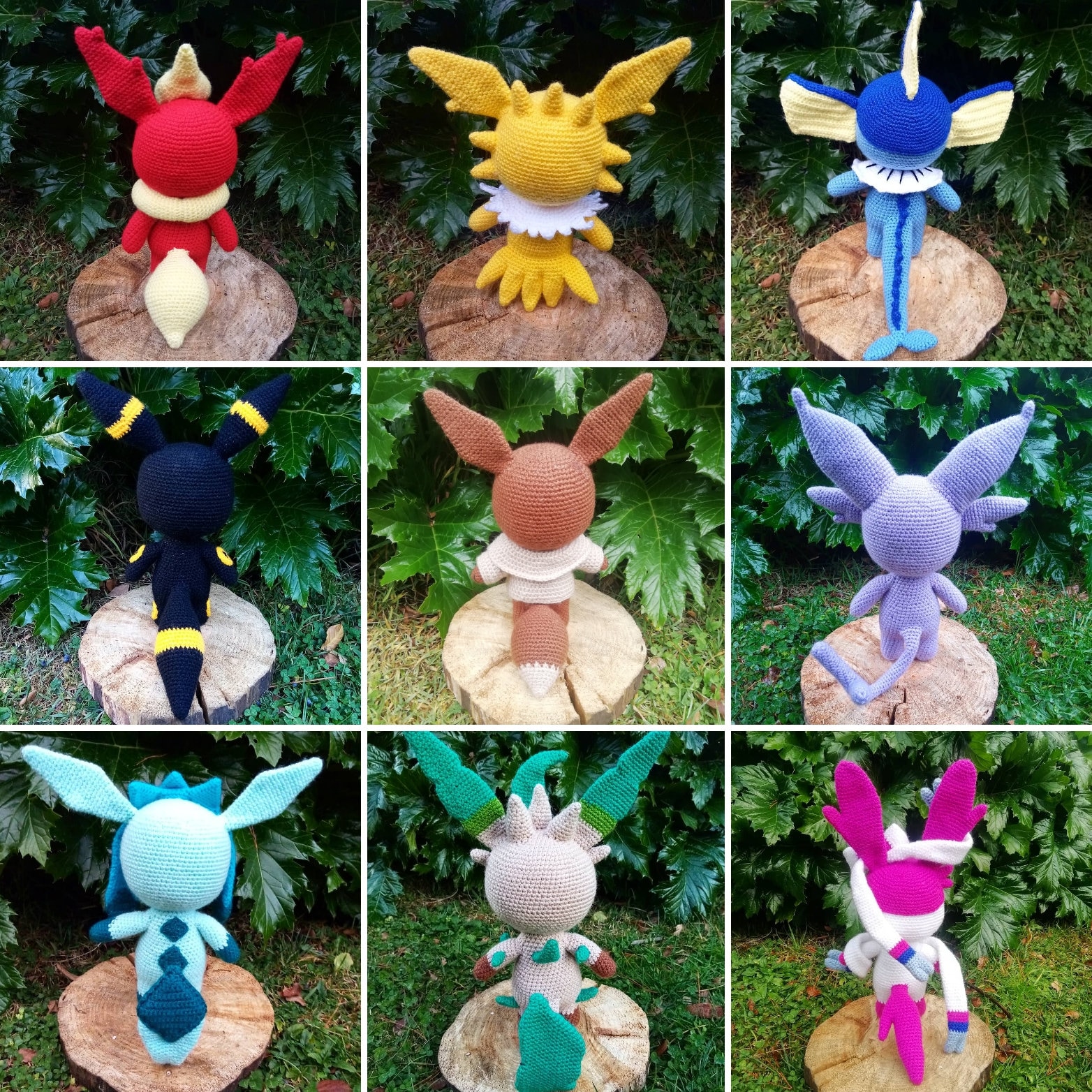 Eeveelutions Crochet Pattern Bundle. Pokemon Crossing Style Etsy