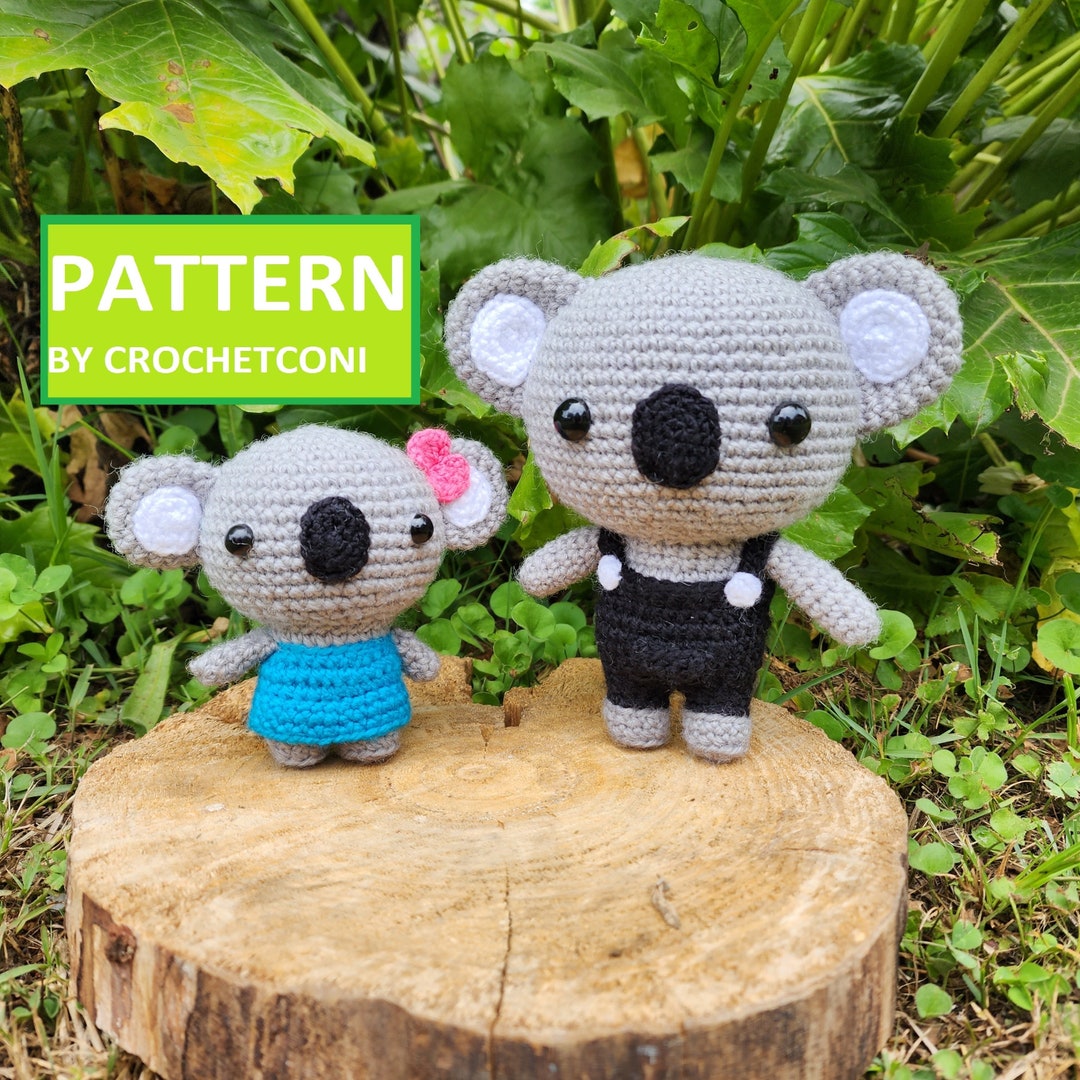 Koala Crochet Pattern, PDF Plushie Amigurumi Pattern in English Etsy