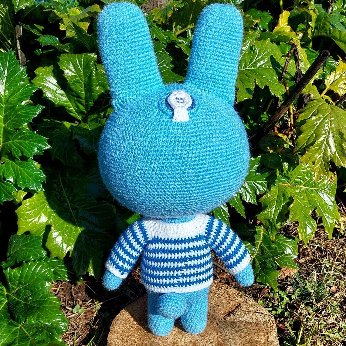 Hopkins Crochet Pattern. Animal Crossing PDF Plushie Etsy