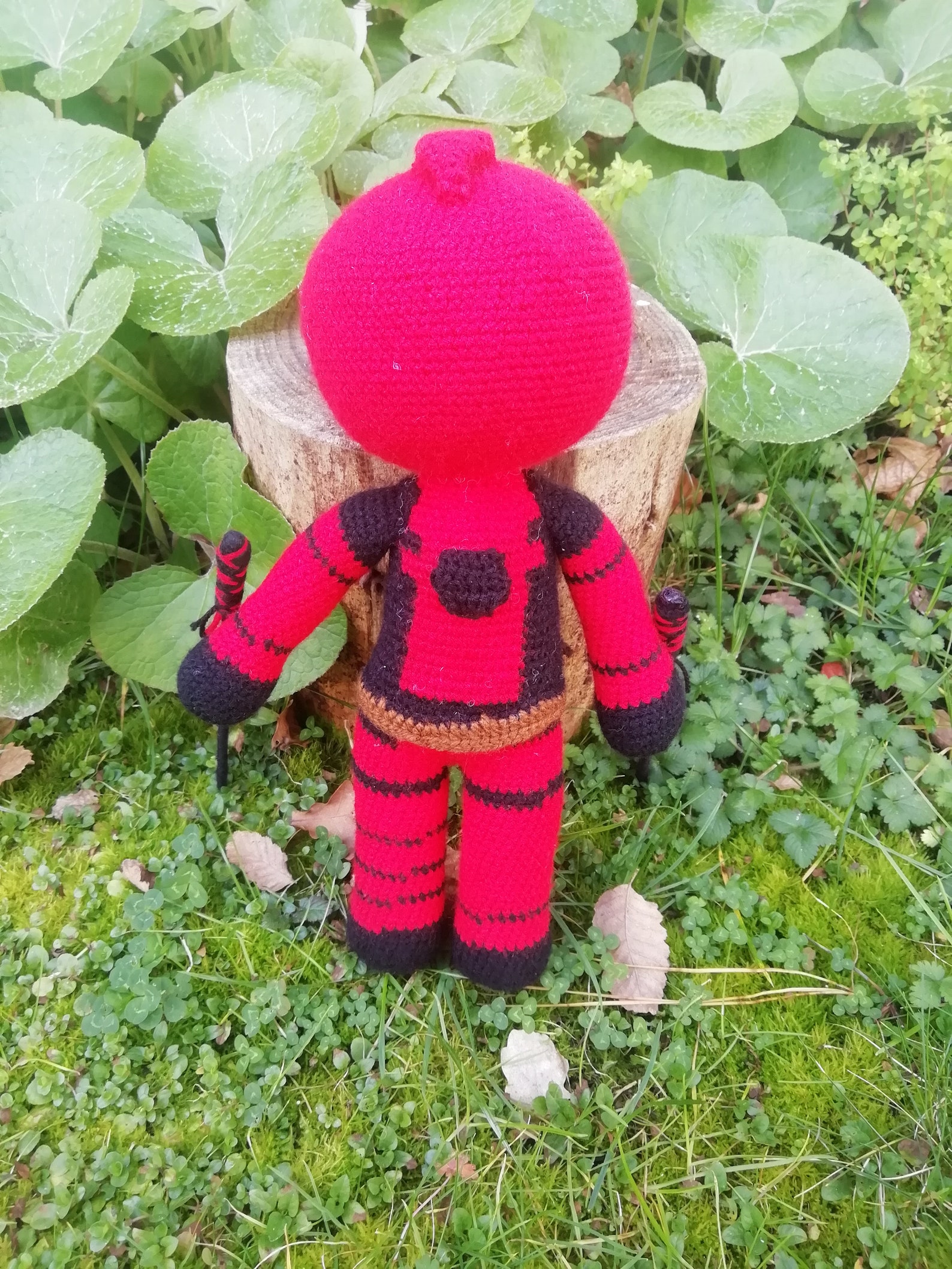 Deadpool PDF Crochet Pattern. Plushie Amigurumi Pattern in - Etsy