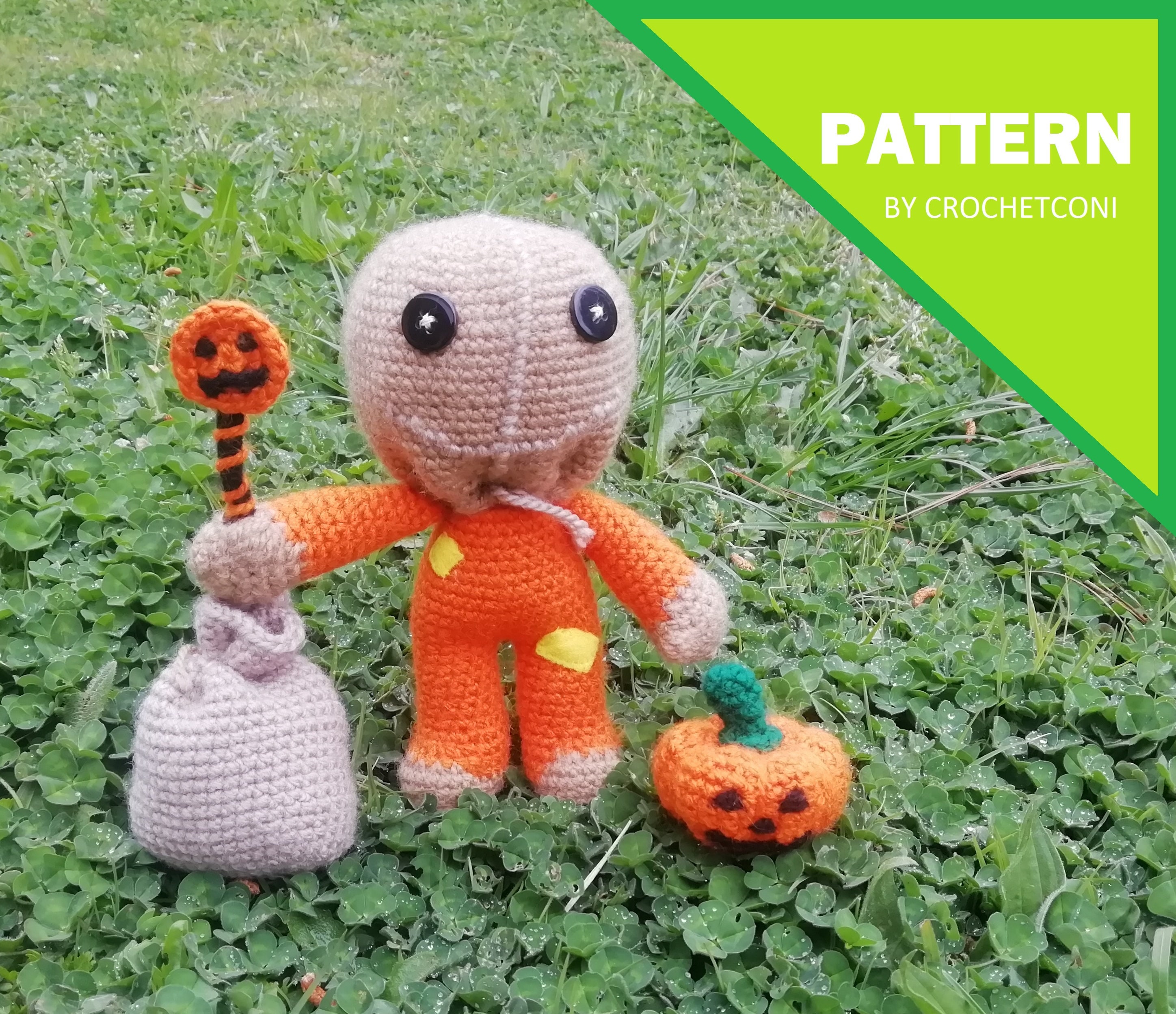 Sam Trick R Treat PDF Crochet pattern Amigurumi Pattern in Etsy