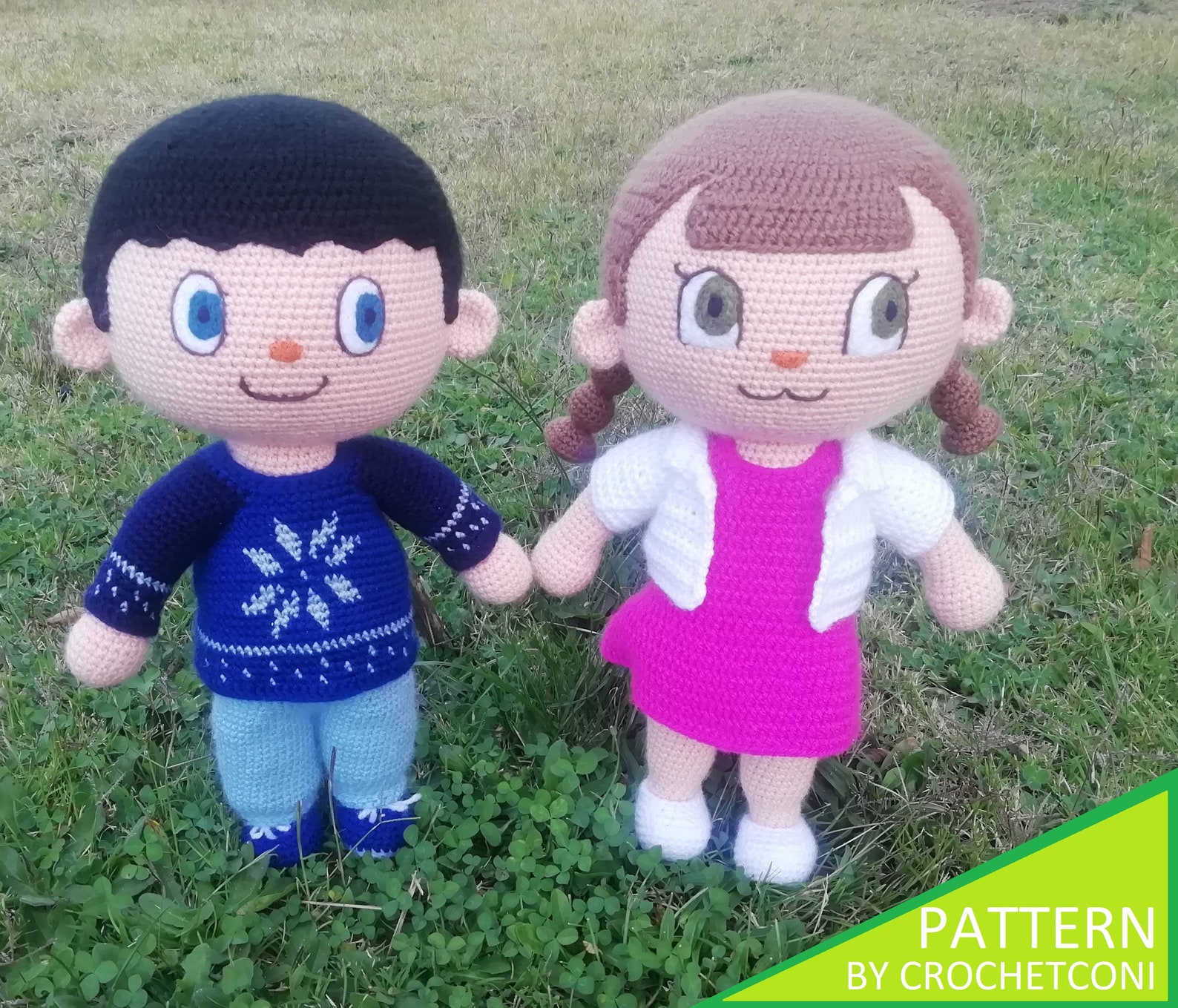 Human Villager Player Crochet Pattern Animal Crossing Plushie Etsy