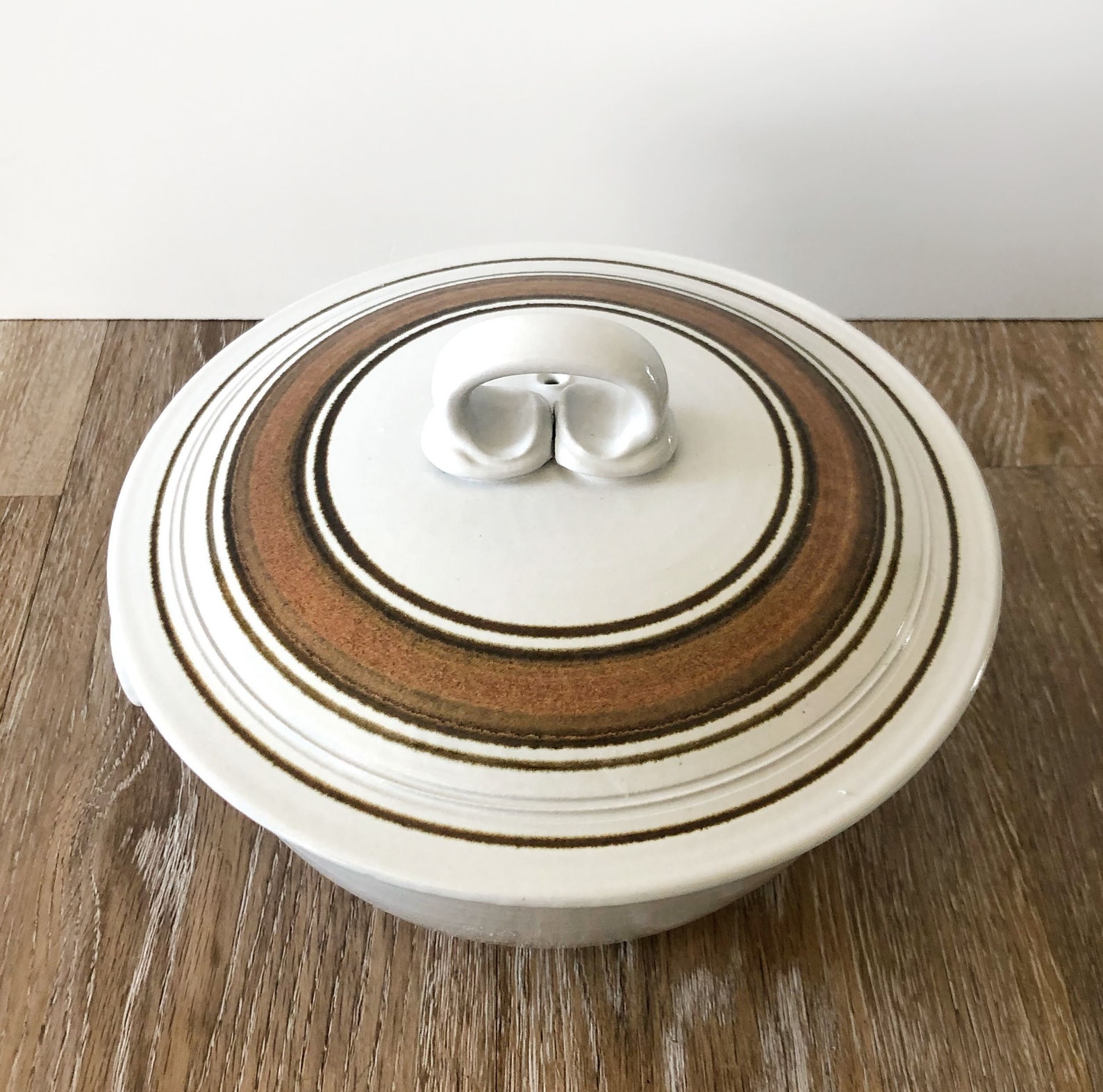 Vintage Studio Pottery Ceramic Steamer with Lid Etsy