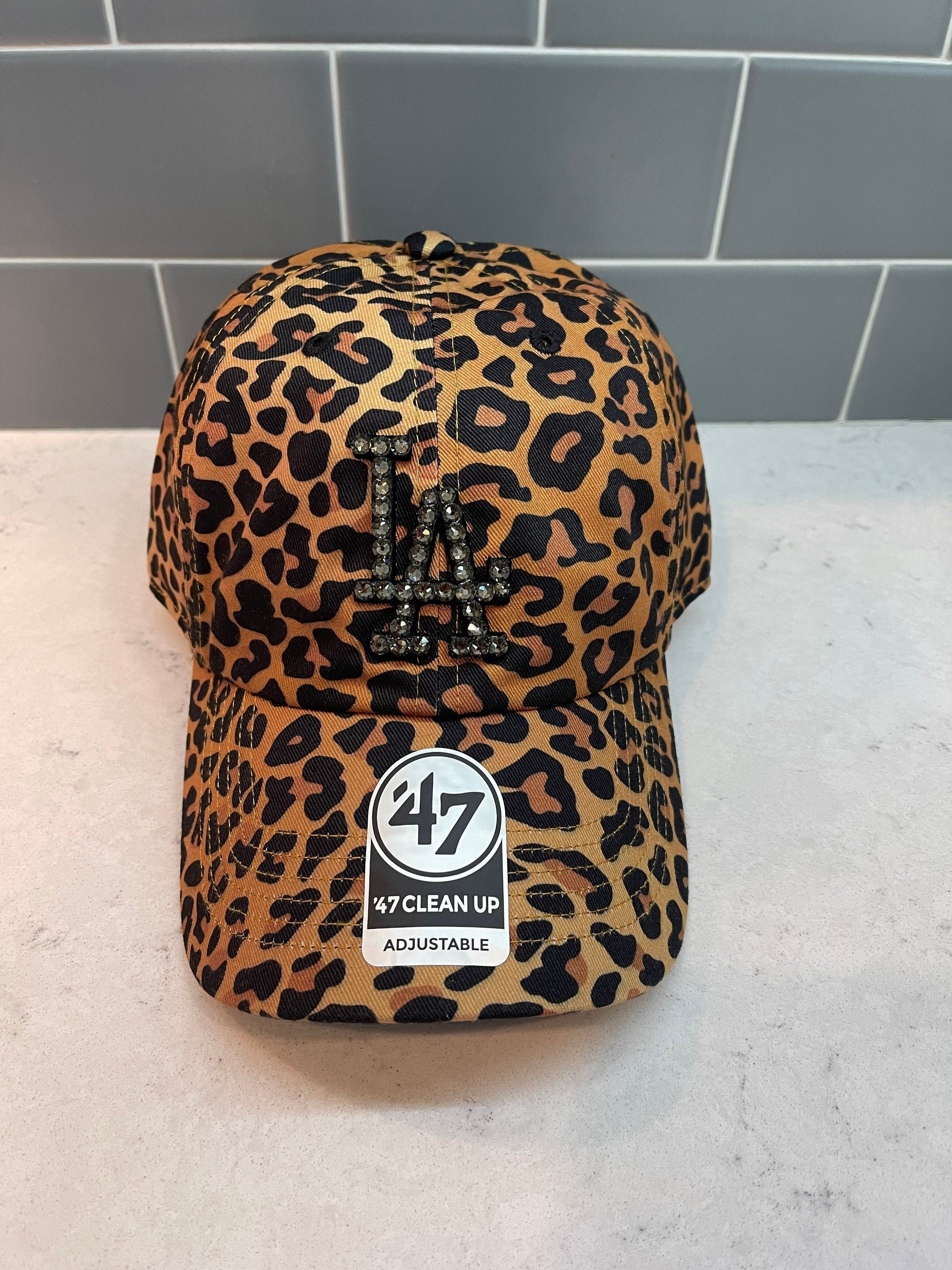 Leopard LA Dodgers '47 Brand Bling Hat 