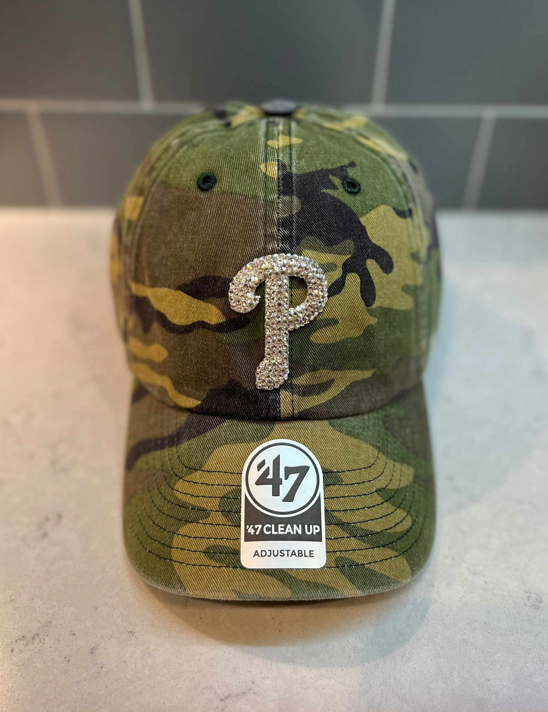 47 MLB Camo Clean Up Adjustable Hat, Adult One Size Fits All (San Diego Padres Camo)