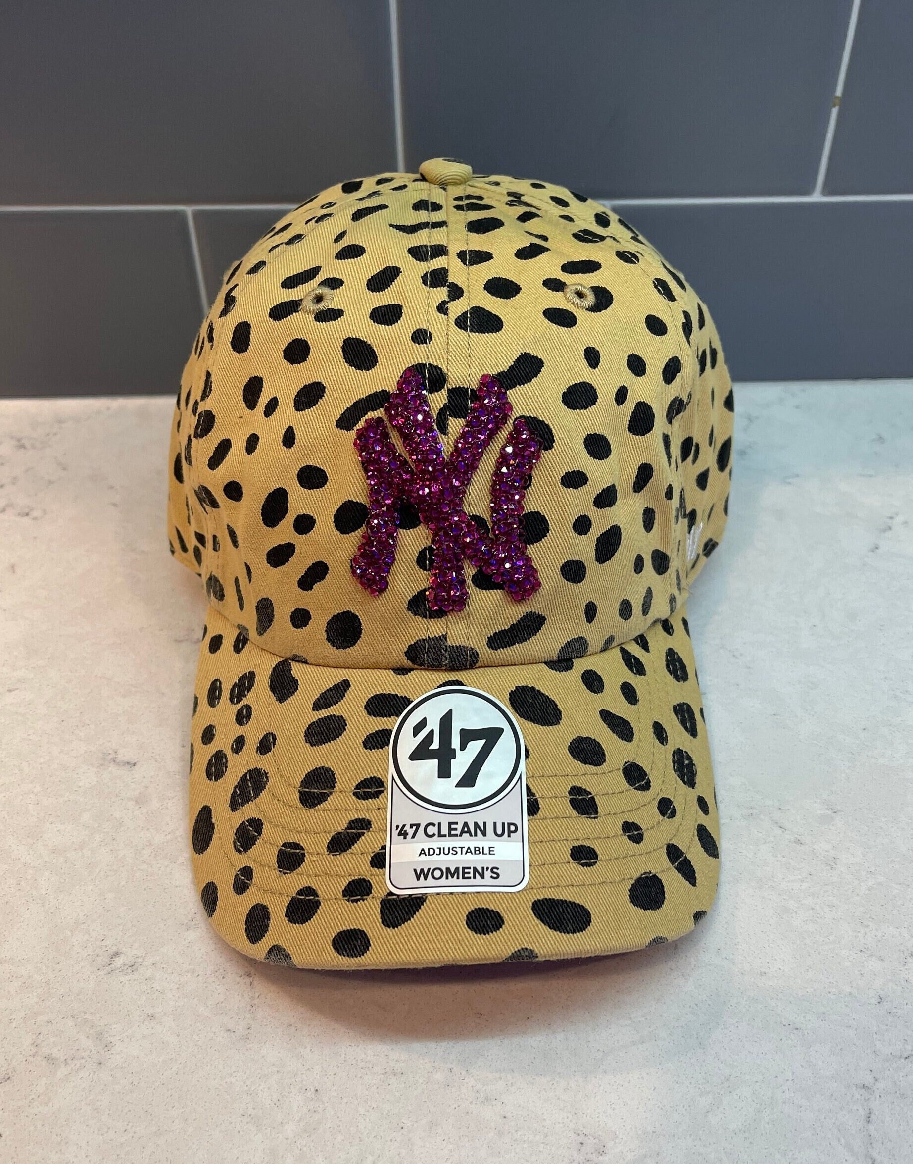 yankees leopard hat