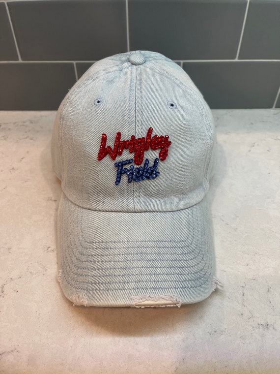 Denim Wrigley Field Chicago Cubs Bling 