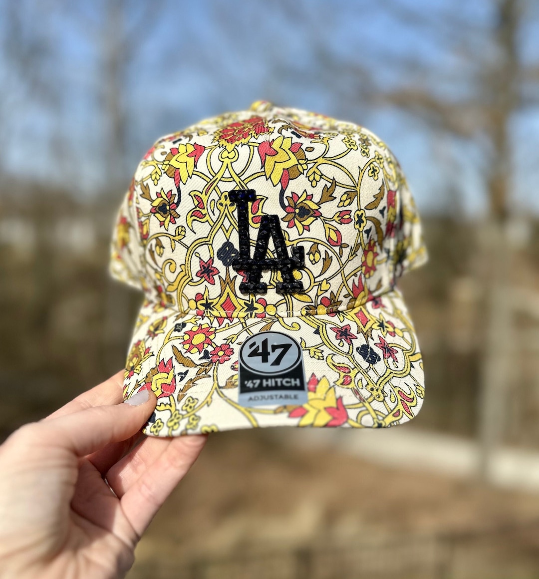 LA Dodgers Swarovski Crystal Hat - Dodgers Bling Hat