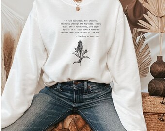 The Song of Achilles Sweatshirt Dark Academia Light Academia Cottagecore Literature Gifts Unisex