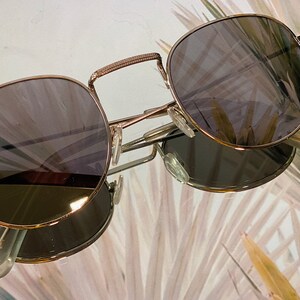 Ombra silver mercury mirrored sunnies | classic small rounded frames | unisex
