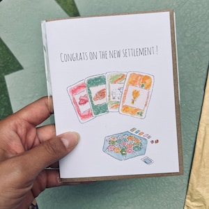 Kolonisten van catan: housewarmingkaart