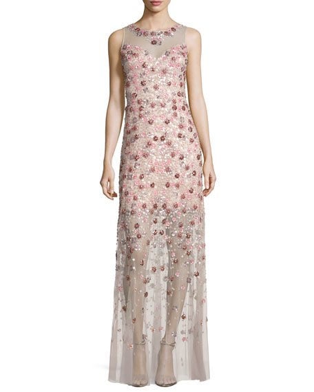 tahari evening dress