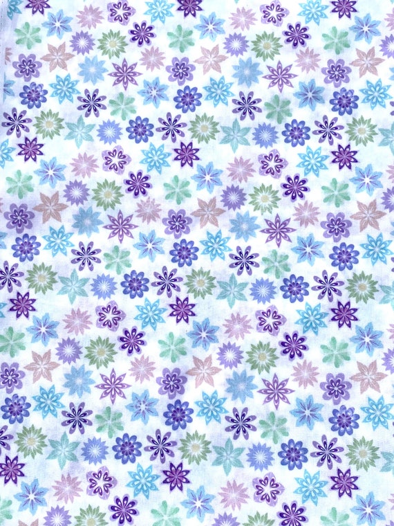 Multicolor Small Flowers Fabric, Floral Fabric, Blue Flower Fabric, Premium  Poly Cotton Fabric, Fabric for Masks, Poly Cotton, by the Yard -  Israel