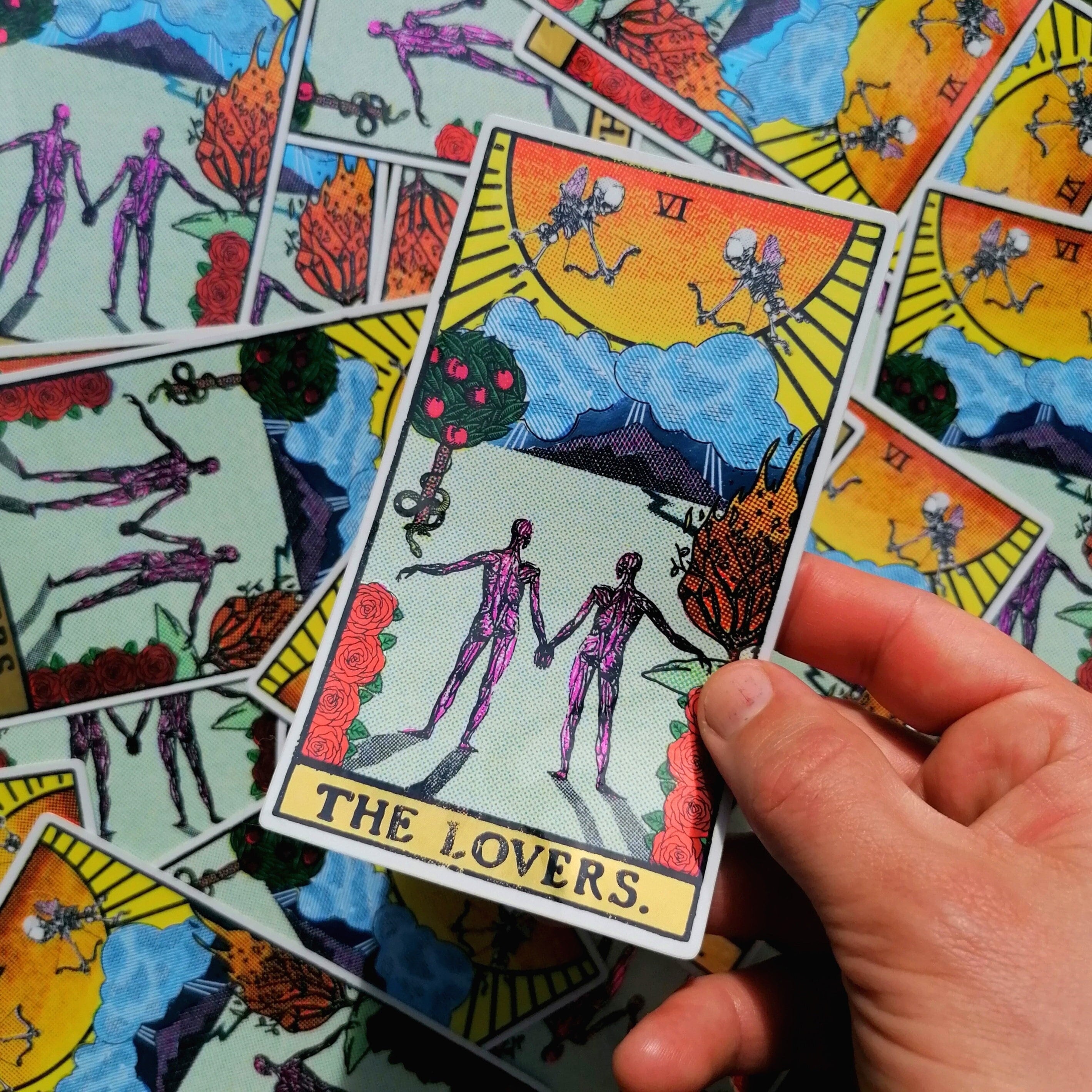 Tarot Card STICKER Set, VINYL Stickers, Sticker Pack, TAROT Stickers for  Journaling, Tarot Deck Stickers, Mystic Sticker Unseen World Tarot