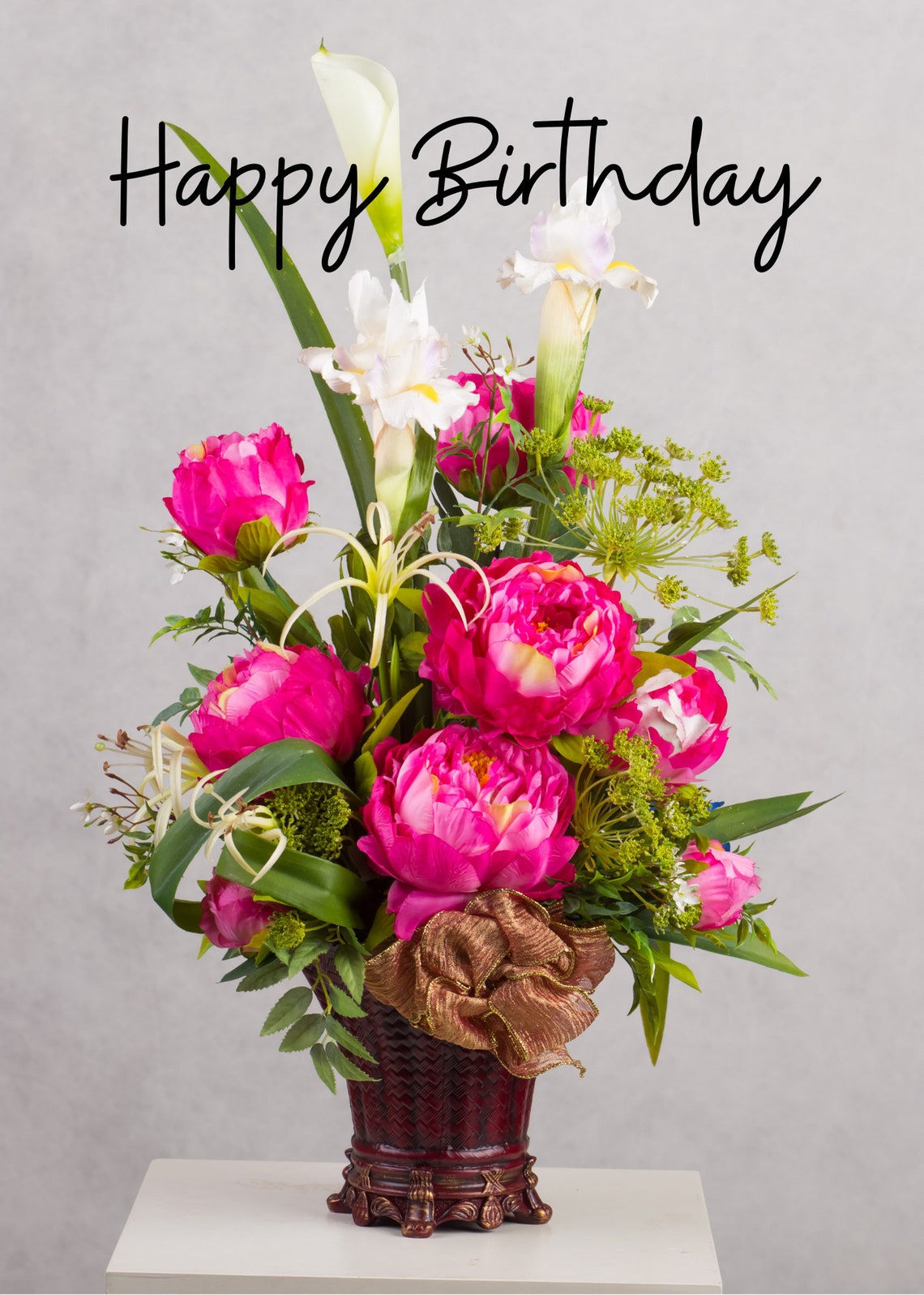 Female Birthday Card Floral Birthday Cardfemale Greeting Etsy
