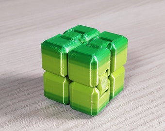 Cubo infinito impreso en 3D: juguete antiestrés