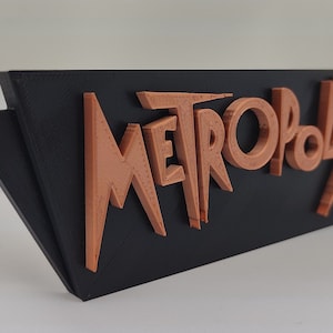 Metropolis 1927 Logo Movie Title | Metropolis Maria Movie Logo