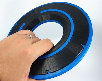 Tron Legacy Identity Disc: 3D Printed PLA Model