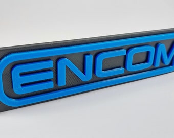 Tron 1982 Encom Corporation Logo