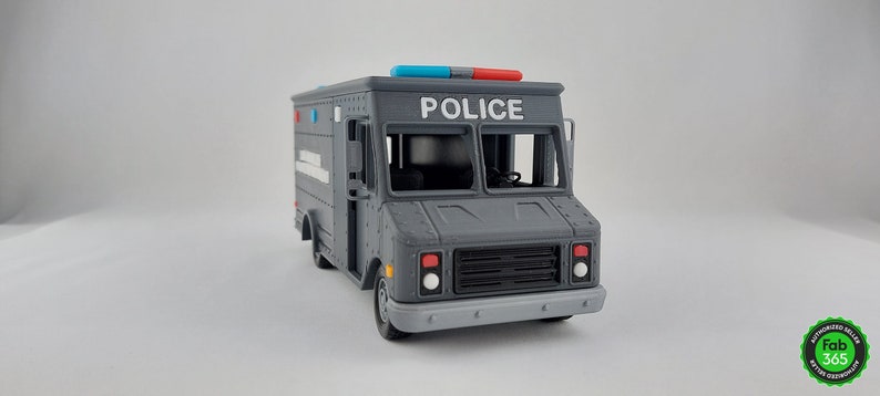 Police Riot Van Model Kit 3D Printed SWAT Police Van Model: 1/48 Scale Replica - Etsy