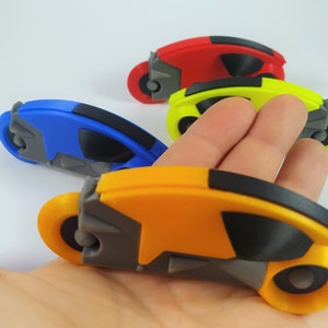 4 Pieces Kit Tron Lightcycle Original 1982 1:44 Scale | Tron 3D Printed Prop Model