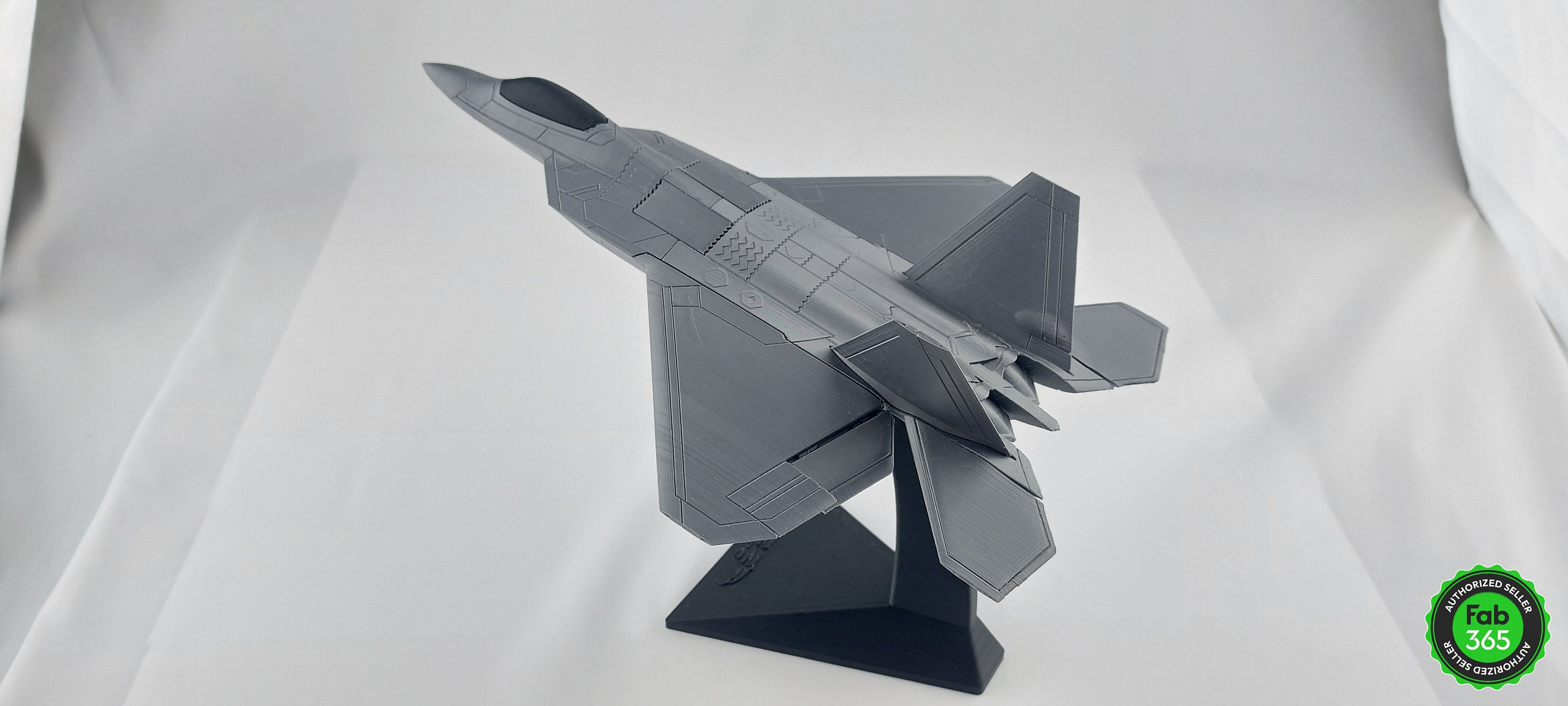 Lockheed-Martin F-22 Raptor Model with stand | Highly Detailed 1/72 Scale F-22 Replica | 3D Printed Collectible F-22 Raptor